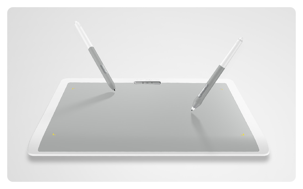 both pens and the tablet, Xencelabs Pen Tablet Medium Bundle SE